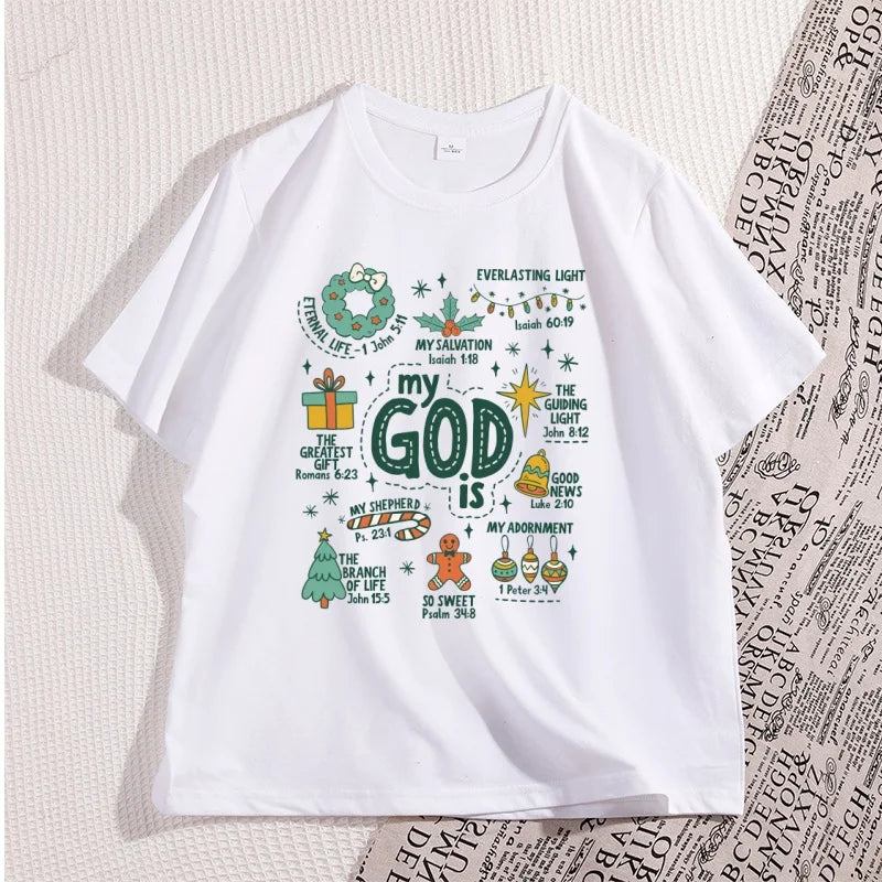 Retro Religious Christmas T-Shirt