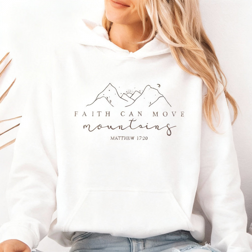 Faith Can Move Mountains - Women's Hoodie