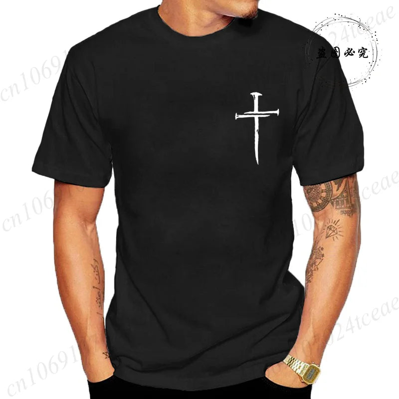 Faith Cross - Men's Christian T-Shirt