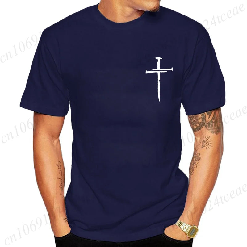 Faith Cross - Men's Christian T-Shirt