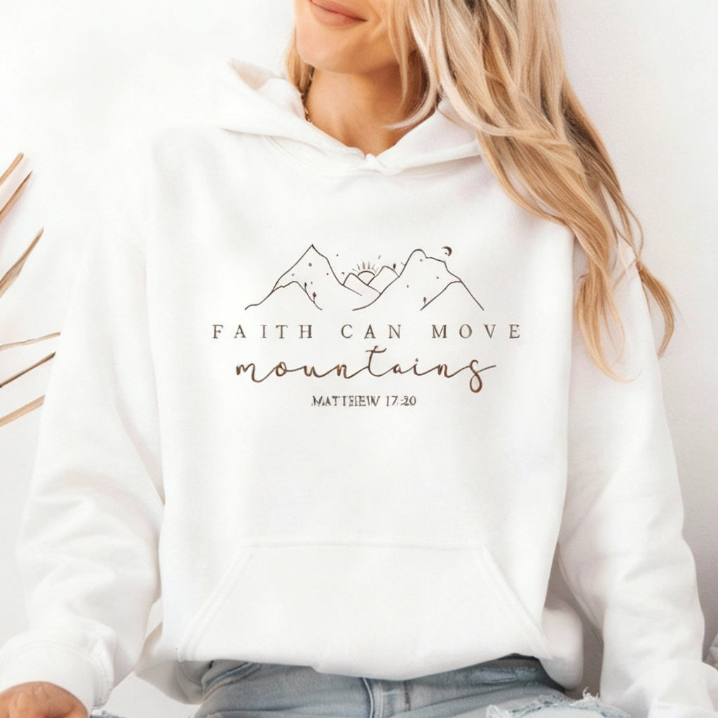 Faith Can Move Mountains - Women's Hoodie