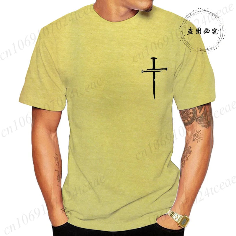 Faith Cross - Men's Christian T-Shirt