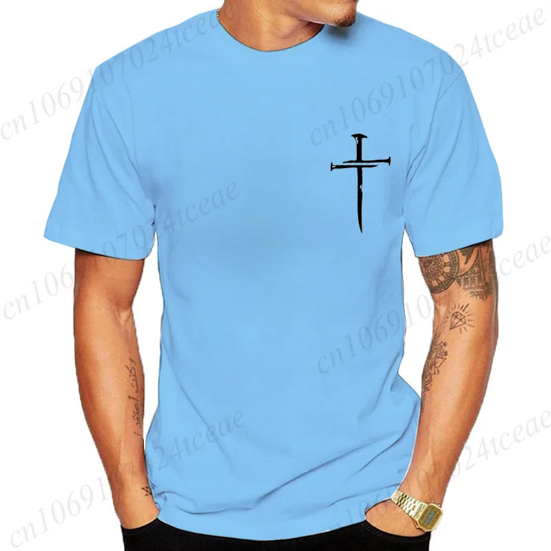 Faith Cross - Men's Christian T-Shirt