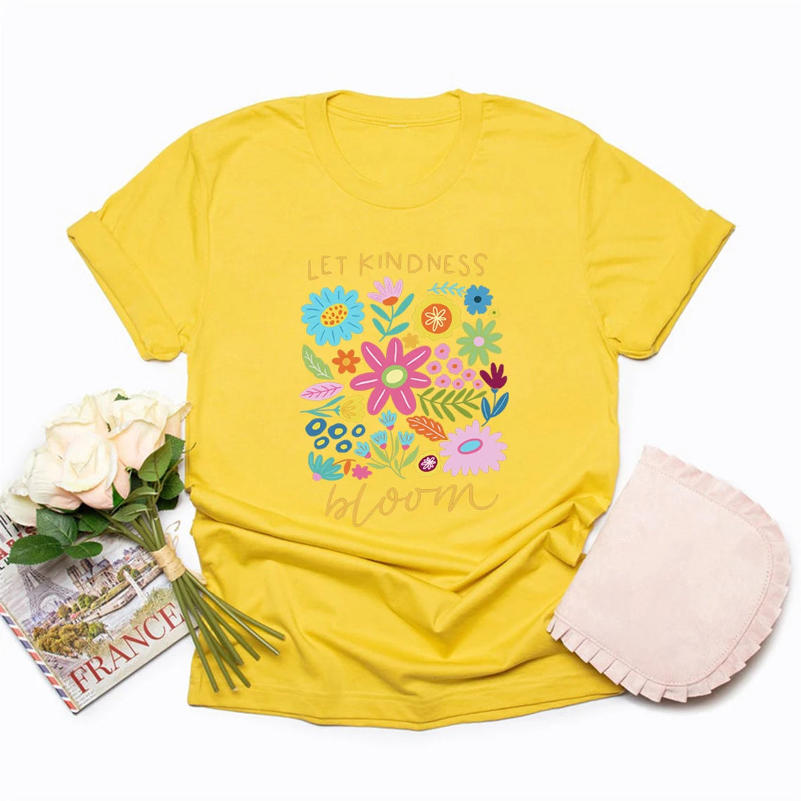 Let Kindness Bloom - Christian T-Shirt