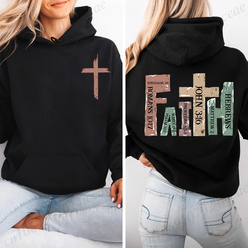 Autumn Fleece Faith - Christian Hoodie