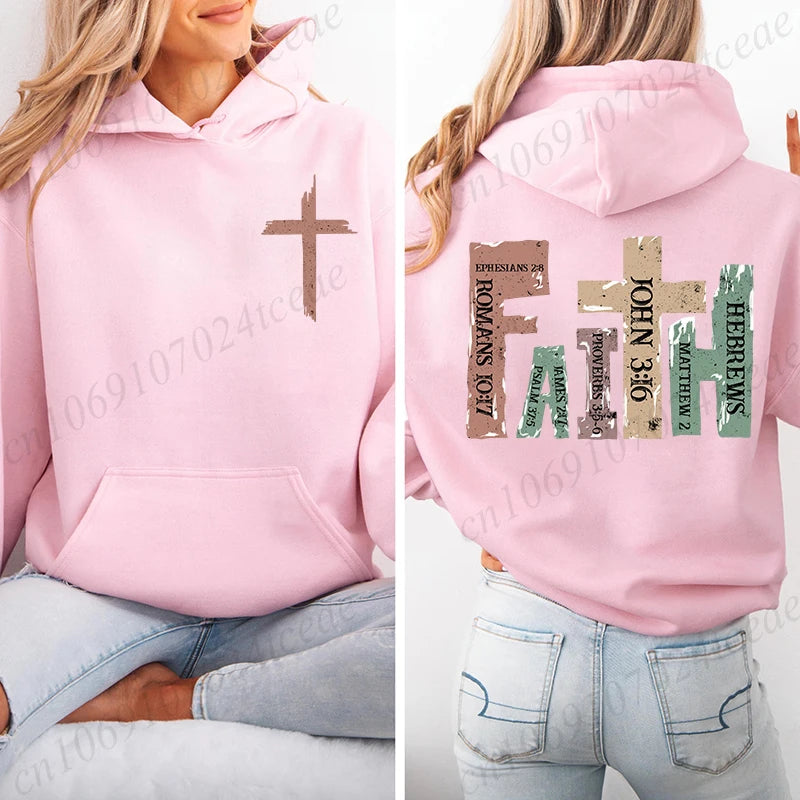 Autumn Fleece Faith - Christian Hoodie