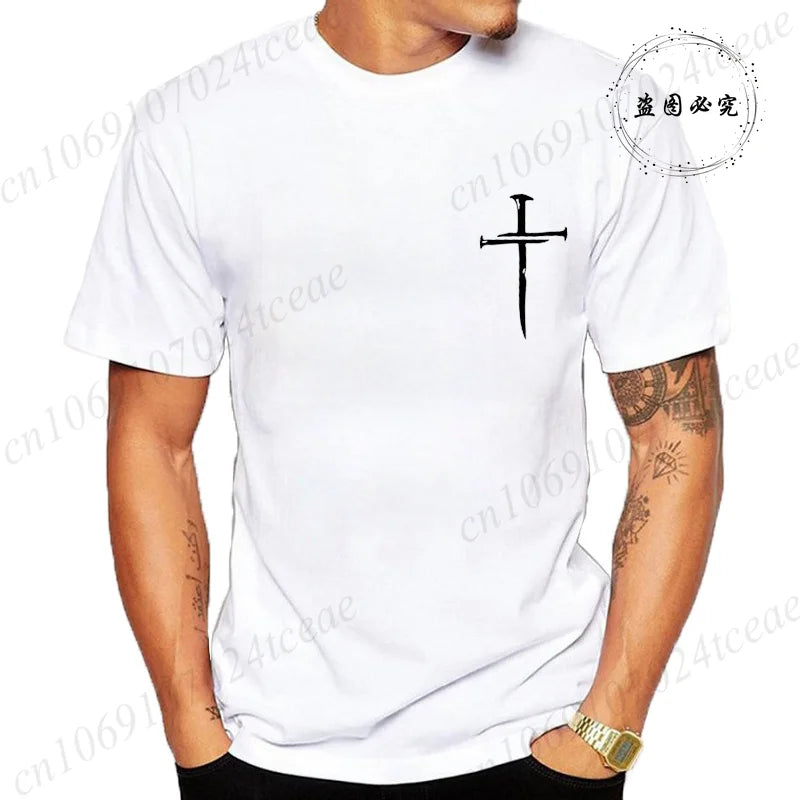 Faith Cross - Men's Christian T-Shirt