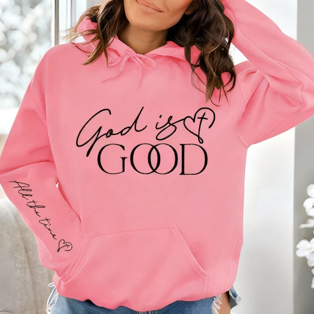 God Is Good - Boho Christian Hoodie
