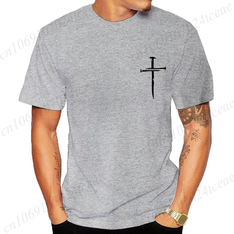 Faith Cross - Men's Christian T-Shirt