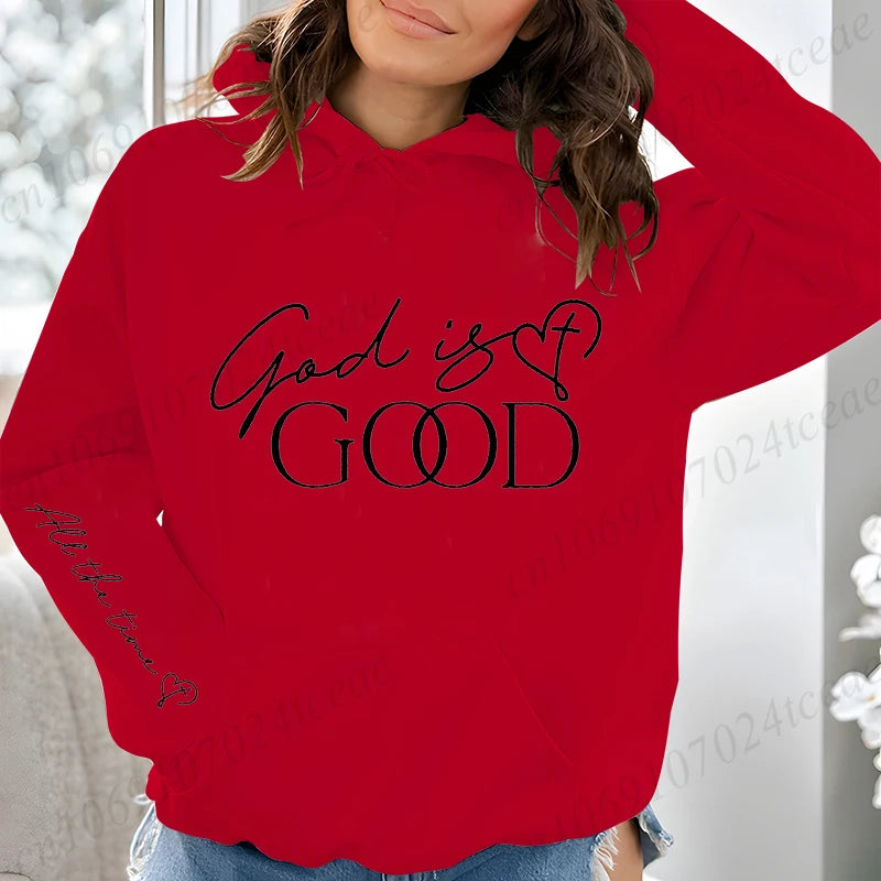 God Is Good - Boho Christian Hoodie