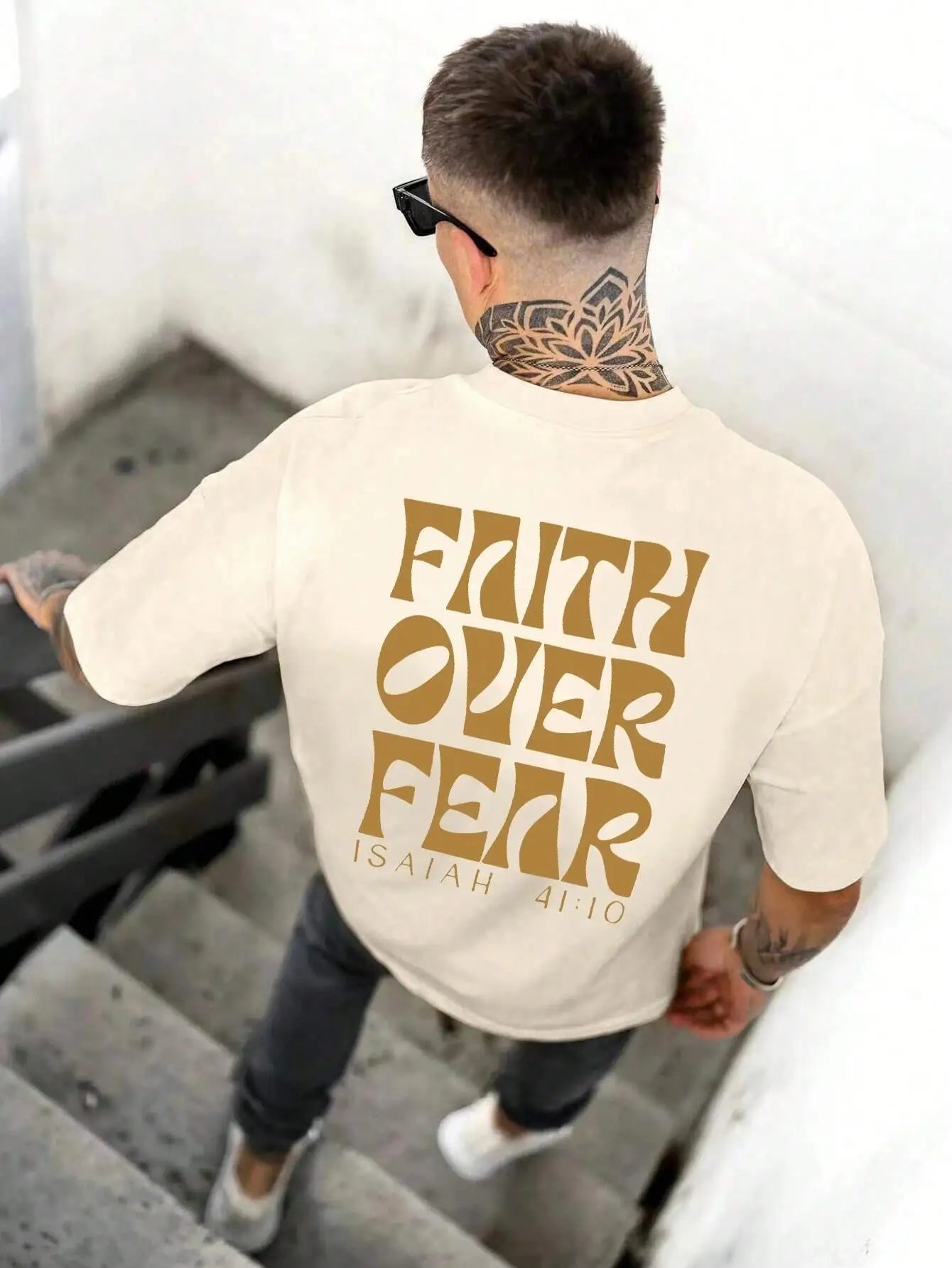 Faith Over Fear - Christian T-Shirt