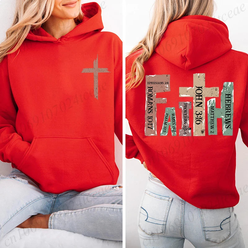 Autumn Fleece Faith - Christian Hoodie