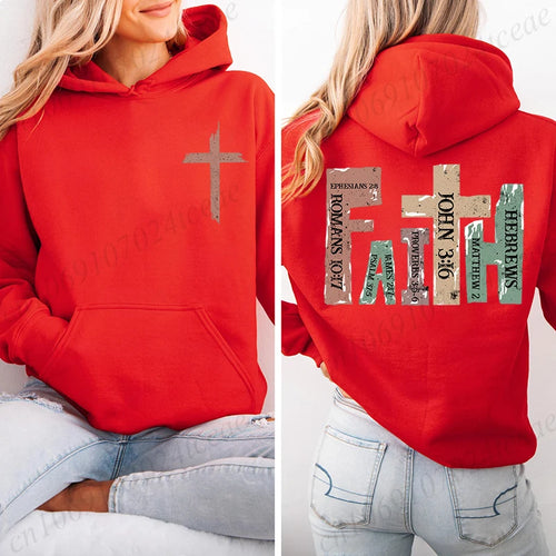 Autumn Fleece Faith - Christian Hoodie