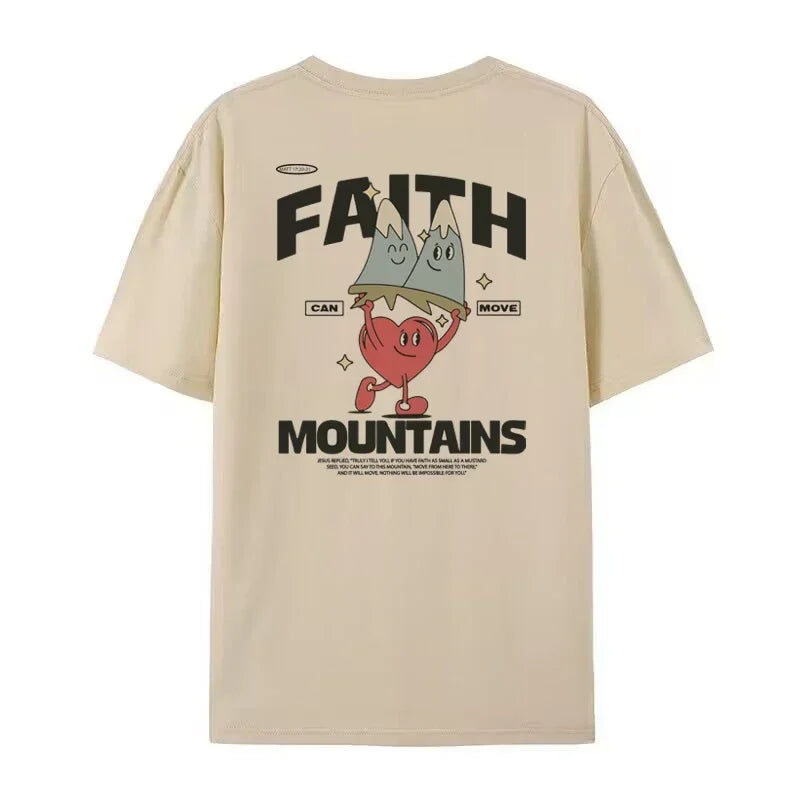 Retro Jesus Faith - Streetwear T-Shirt