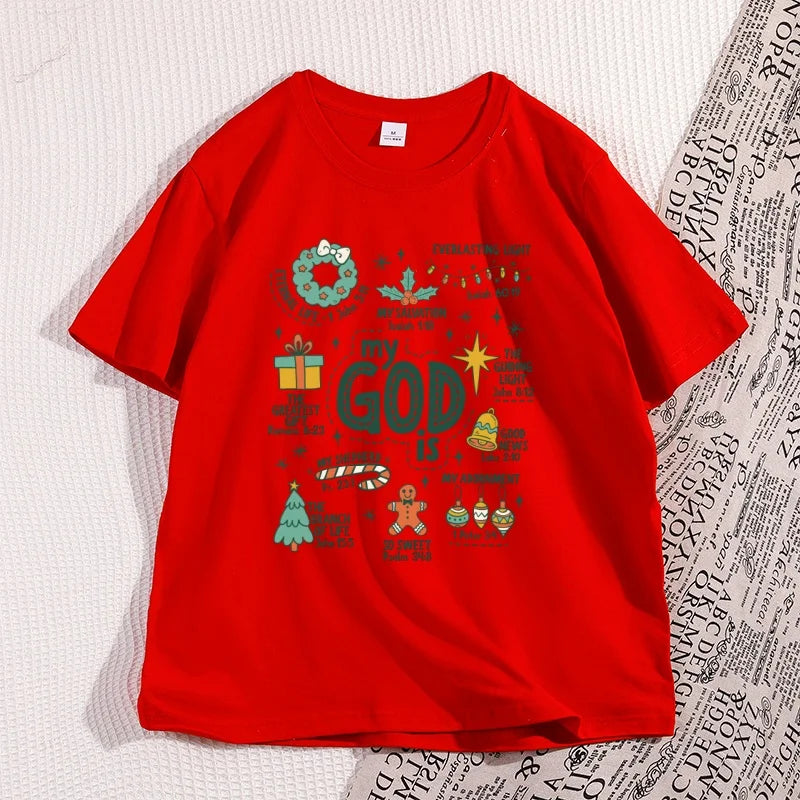 Retro Religious Christmas T-Shirt