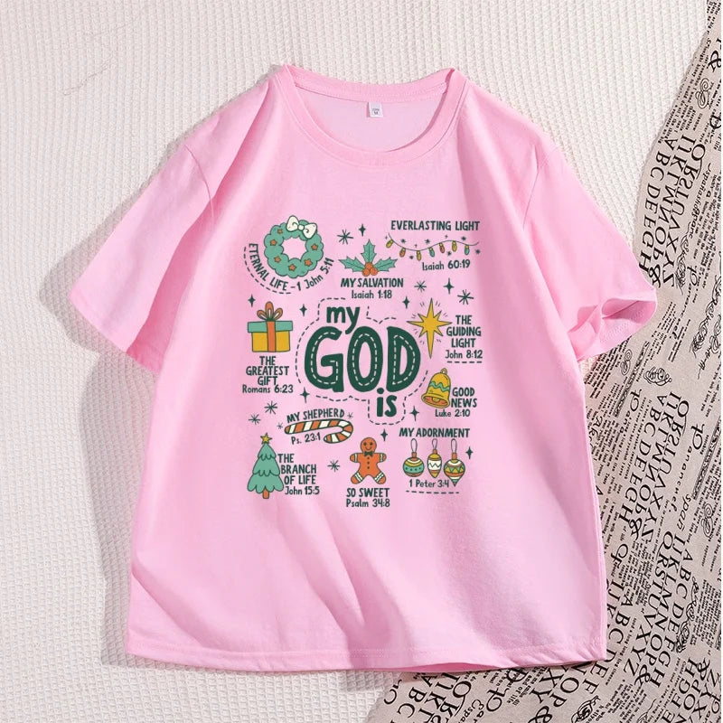 Retro Religious Christmas T-Shirt