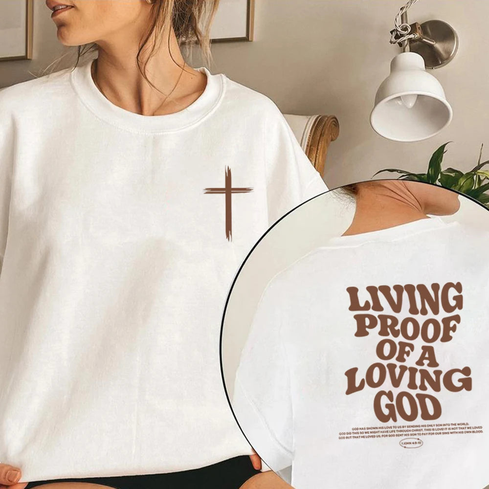 Aesthetic Christian - Brown Jesus Sweatshirt