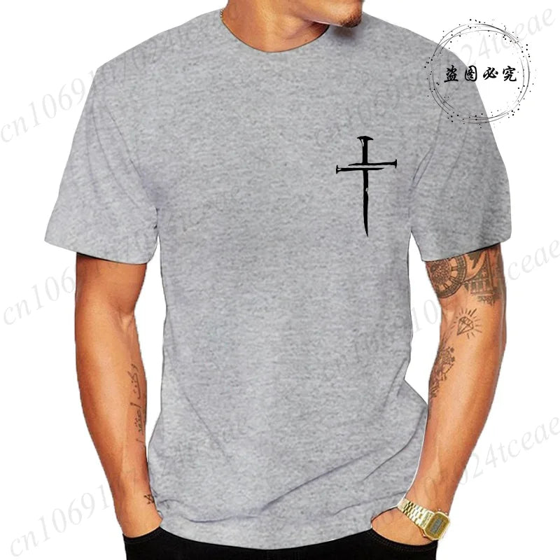 Faith Cross - Men's Christian T-Shirt