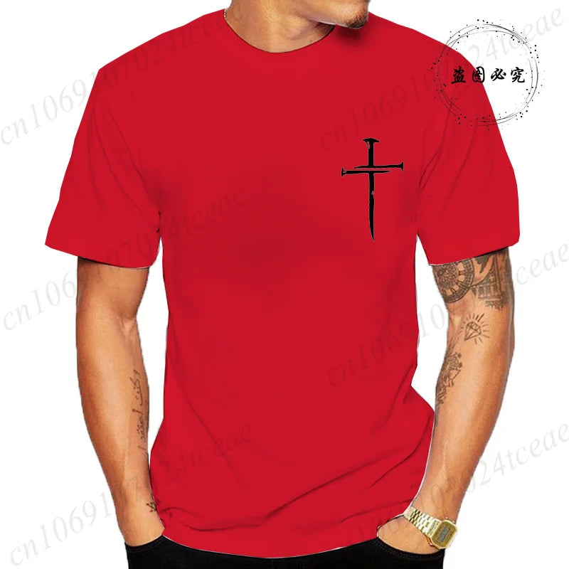 Faith Cross - Men's Christian T-Shirt