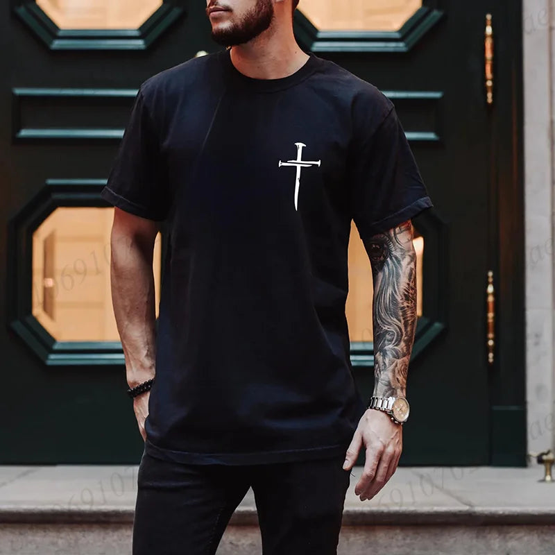 Faith Cross - Men's Christian T-Shirt