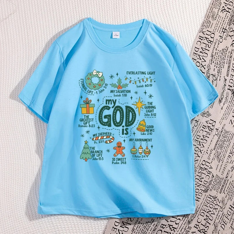 Retro Religious Christmas T-Shirt