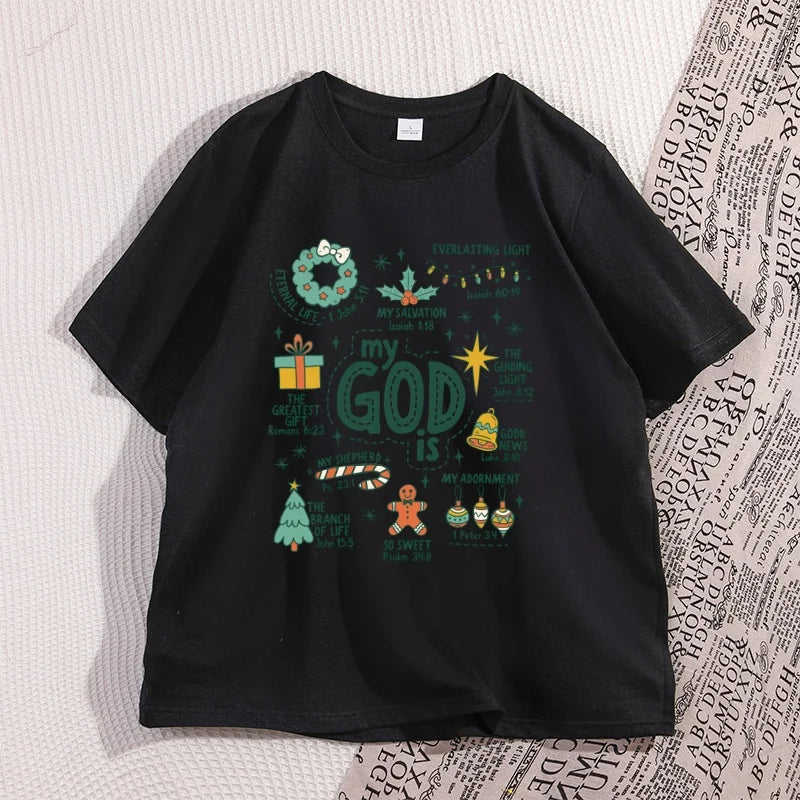 Retro Religious Christmas T-Shirt