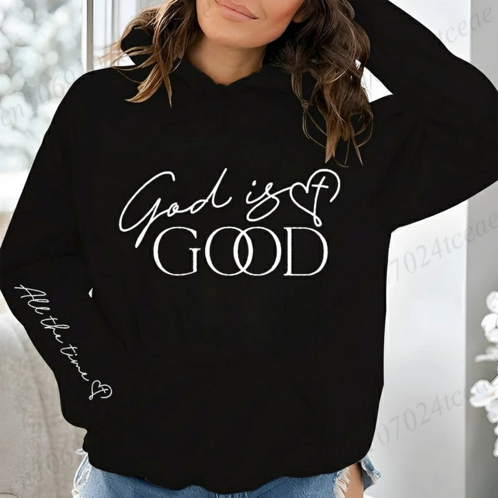 God Is Good - Boho Christian Hoodie