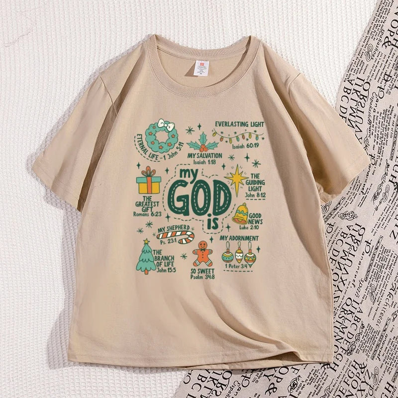 Retro Religious Christmas T-Shirt