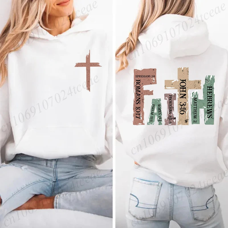 Autumn Fleece Faith - Christian Hoodie