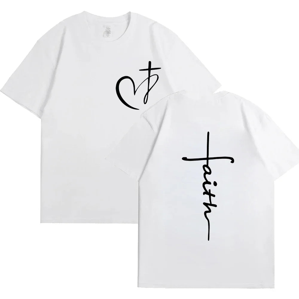 Heart Cross - Christian T-Shirt