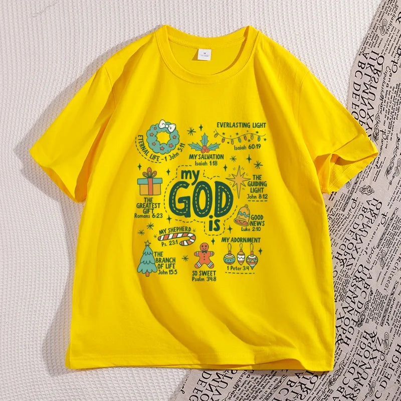 Retro Religious Christmas T-Shirt